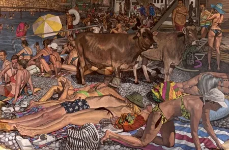 TANJU YAĞAN tarafından 2026 yılında 115x175 cm ölçülerinde Tuval üzeri yağlı boya tekniği ile yapılmıştır.