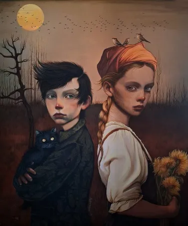 ZEKİYE AKALIN tarafından 2026 yılında 120x100 cm ölçülerinde Tuval üzeri karışık teknik tekniği ile yapılmıştır.