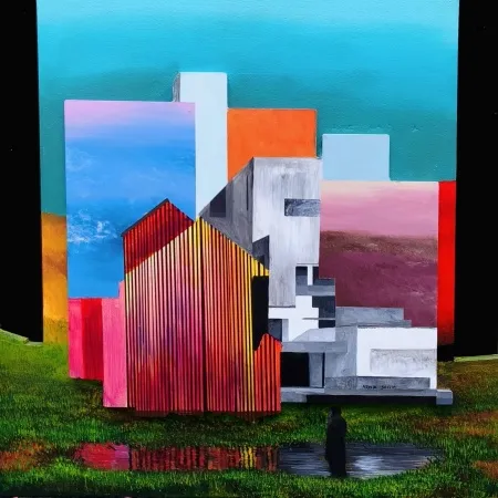 ARDA SELİM tarafından 2026 yılında 50x50 cm ölçülerinde MDF üzeri akrilik boya tekniği ile yapılmıştır.