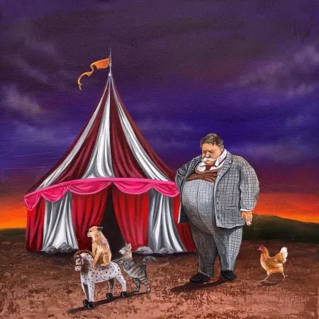 EMİRHAN CANDAN tarafından 2026 yılında 50x50 cm ölçülerinde Tuval üzeri akrilik boya tekniği ile yapılmıştır.