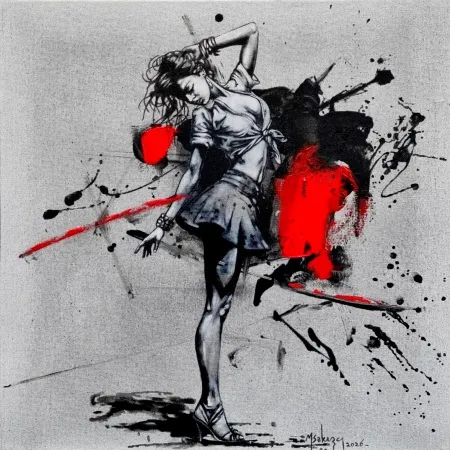 MEHMET SAKIZCI tarafından 2026 yılında 50x50 cm ölçülerinde Tuval üzeri akrilik boya tekniği ile yapılmıştır.