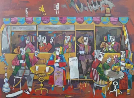 MEHMET YÜCEL tarafından 2026 yılında 80x110 cm ölçülerinde Tuval üzeri akrilik boya tekniği ile yapılmıştır.