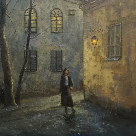 MELTEM TEKİN tarafından 2026 yılında 50x50 cm ölçülerinde Tuval üzeri yağlı boya tekniği ile yapılmıştır.