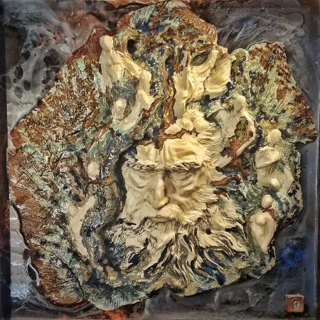 ORÇUN İLTER tarafından 2026 yılında 50x50 cm ölçülerinde Stoneware - 1200 °c, seramik elle şekillendirme tekniği ile yapılmıştır.