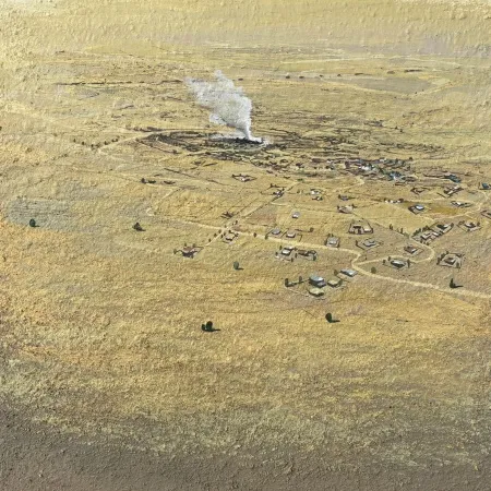 SALİH ÇAKAR tarafından 2026 yılında 50x50 cm ölçülerinde Tuval üzeri akrilik boya tekniği ile yapılmıştır.