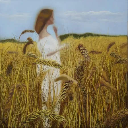 ÖZLEM ÇAKMAK tarafından 2026 yılında 50x50 cm ölçülerinde Keten tuval üzeri yağlı boya tekniği ile yapılmıştır.