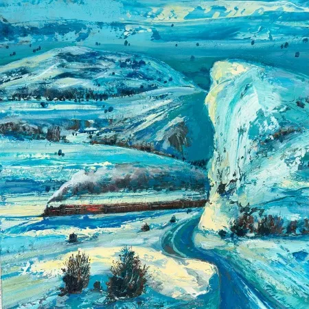 TOLGA BOZTOPRAK tarafından 2026 yılında 50x50 cm ölçülerinde Tuval üzeri akrilik boya tekniği ile yapılmıştır.