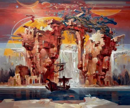 ADEM BAŞPINAR tarafından 2026 yılında 100x120 cm ölçülerinde Tuval üzeri akrilik boya tekniği ile yapılmıştır.