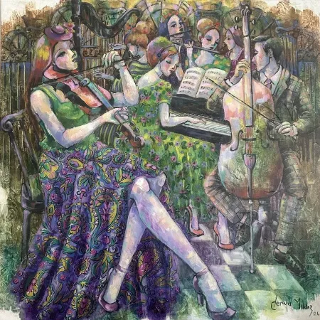 DERYA YILDIZ tarafından 2026 yılında 50x50 cm ölçülerinde Tuval üzeri yağlı boya tekniği ile yapılmıştır.