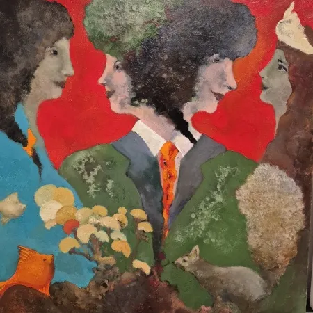 EROL PELİOĞLU tarafından 2026 yılında 50x50 cm ölçülerinde Tuval üzeri yağlı boya tekniği ile yapılmıştır.