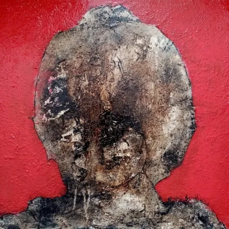 EMİNE BIYIKLI tarafından 2026 yılında 50x50 cm ölçülerinde Tuval üzeri karışık teknik tekniği ile yapılmıştır.