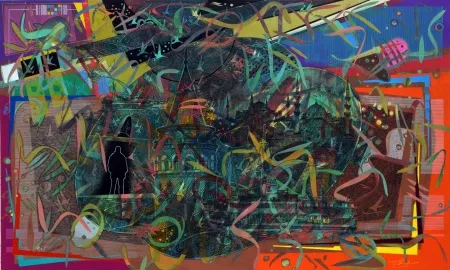 ENGİN KORKMAZ tarafından 2026 yılında 90x150 cm ölçülerinde Tuval üzeri akrilik boya tekniği ile yapılmıştır.