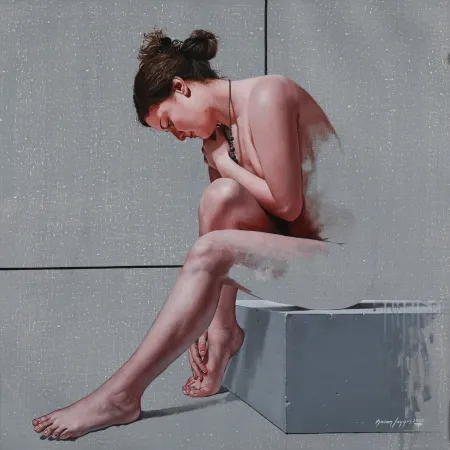 HASAN SAYGIN tarafından 2025 yılında 50x50 cm ölçülerinde Tuval üzeri yağlı boya tekniği ile yapılmıştır.