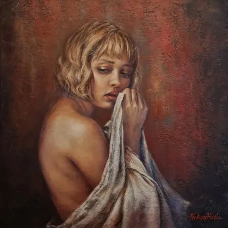 HEDİYE AKOĞLU tarafından 2026 yılında 50x50 cm ölçülerinde Tuval üzeri yağlı boya tekniği ile yapılmıştır.