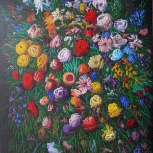 AHMET YEŞİL tarafından 2018 yılında 150x110 cm ölçülerinde Tuval üzeri yağlı boya tekniği ile yapılmıştır.