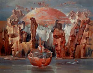 ADEM BAŞPINAR tarafından 2025 yılında 120x150 cm ölçülerinde Tuval üzeri akrilik boya tekniği ile yapılmıştır.