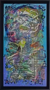 ENGİN KORKMAZ tarafından 2025 yılında 110x56 cm ölçülerinde Tuval üzeri akrilik boya tekniği ile yapılmıştır.