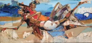 NURETTİN AKKAYA tarafından 2025 yılında 70x150 cm ölçülerinde Tuval üzeri yağlı boya tekniği ile yapılmıştır.