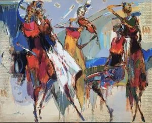 NURETTİN AKKAYA tarafından 2025 yılında 120x150 cm ölçülerinde Tuval üzeri yağlı boya tekniği ile yapılmıştır.