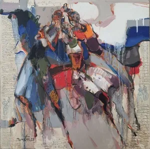 NURETTİN AKKAYA tarafından 2025 yılında 60x60 cm ölçülerinde Tuval üzeri yağlı boya tekniği ile yapılmıştır.