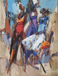 NURETTİN AKKAYA tarafından 2025 yılında 80x60 cm ölçülerinde Tuval üzeri yağlı boya tekniği ile yapılmıştır.