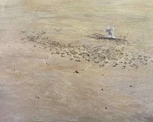 SALİH ÇAKAR tarafından 2025 yılında 80x100 cm ölçülerinde Tuval üzeri yağlı boya tekniği ile yapılmıştır.