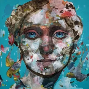 SEMA ÖCAL tarafından 2025 yılında 60x60 cm ölçülerinde Tuval üzeri yağlı boya tekniği ile yapılmıştır.