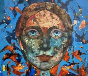 SEMA ÖCAL tarafından 2025 yılında 130x150 cm ölçülerinde Tuval üzeri yağlı boya tekniği ile yapılmıştır.