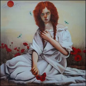 ZEKİYE AKALIN tarafından 2025 yılında 80x80 cm ölçülerinde Tuval üzeri karışık teknik tekniği ile yapılmıştır.