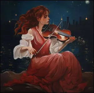 ZEKİYE AKALIN tarafından 2025 yılında 40x40 cm ölçülerinde Tuval üzeri karışık teknik tekniği ile yapılmıştır.