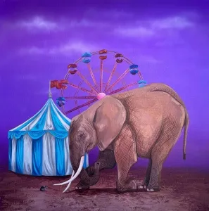 EMİRHAN CANDAN tarafından 2025 yılında 60x60 cm ölçülerinde Tuval üzeri akrilik boya tekniği ile yapılmıştır.