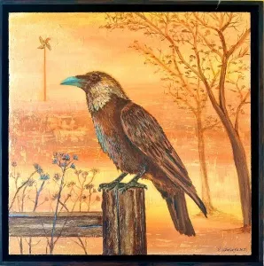 MEHMET YILDIRIM DABAKOĞLU tarafından 2025 yılında 60x60 cm ölçülerinde Tuval üzeri akrilik boya tekniği ile yapılmıştır.