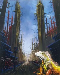 TAYYAR ÖZKAN tarafından 2025 yılında 100x80 cm ölçülerinde Tuval üzeri akrilik boya tekniği ile yapılmıştır.