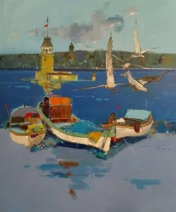 MUSTAFA KÖSEOĞLU tarafından 2025 yılında 120x100 cm ölçülerinde Tuval üzeri akrilik boya tekniği ile yapılmıştır.