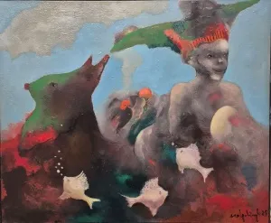 EROL PELİOĞLU tarafından 2025 yılında 50x60 cm ölçülerinde Tuval üzeri yağlı boya tekniği ile yapılmıştır.