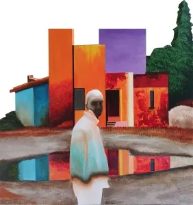 ARDA SELİM tarafından 2025 yılında 60x60 cm ölçülerinde MDF üzerine akrilik boya tekniği ile yapılmıştır.