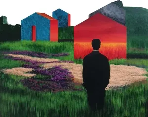 ARDA SELİM tarafından 2025 yılında 48x60 cm ölçülerinde MDF üzerine akrilik boya tekniği ile yapılmıştır.