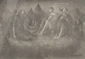 SERTAP YEĞİN tarafından 2025 yılında 28x40 cm ölçülerinde Kağıt üzeri desen tekniği ile yapılmıştır.