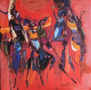 NURETTİN AKKAYA tarafından 2025 yılında 60x60 cm ölçülerinde Tuval üzeri yağlı boya tekniği ile yapılmıştır.