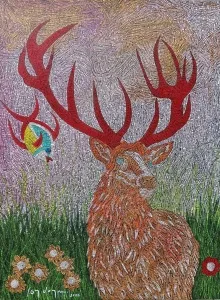 MURAT ÖZDOĞRU tarafından 2025 yılında 80x60 cm ölçülerinde Tuval üzeri akrilik boya tekniği ile yapılmıştır.