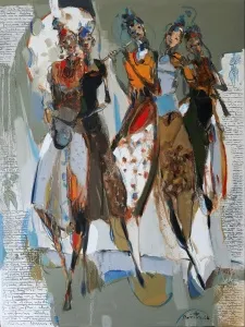 NURETTİN AKKAYA tarafından 2024 yılında 80x65 cm ölçülerinde Tuval üzeri yağlı boya tekniği ile yapılmıştır.