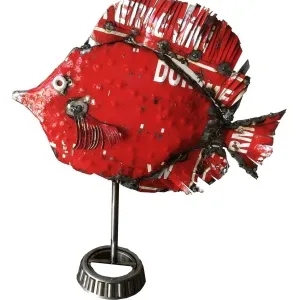 ASAF ERDEMLİ tarafından 35x30x10 cm ölçülerinde Hurda Metal, Kaynak tekniği ile yapılmıştır.