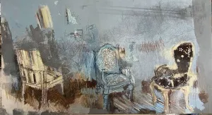 BENGÜ BAHAR tarafından 2016 yılında 70x110 cm ölçülerinde Dekota üzeri akrilik tekniği ile yapılmıştır.