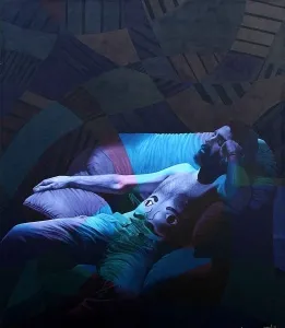 BİRKANCAN ÖZKAN tarafından 2014 yılında 150x130 cm ölçülerinde Tuval üzeri akrilik boya tekniği ile yapılmıştır.