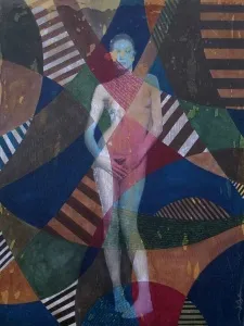 BİRKANCAN ÖZKAN tarafından 2014 yılında 100x130 cm ölçülerinde Tuval üzeri akrilik boya tekniği ile yapılmıştır.