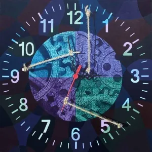 BİRKANCAN ÖZKAN tarafından 2014 yılında 150x150 cm ölçülerinde Tuval üzeri akrilik boya tekniği ile yapılmıştır.