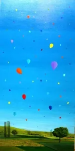 SERKAN KÜÇÜKÖZCÜ tarafından 2012 yılında 120x60 cm ölçülerinde Tuval üzeri akrilik boya tekniği ile yapılmıştır.