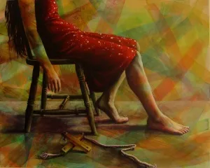 BANU KAYNAK tarafından 2012 yılında 80x100 cm ölçülerinde Tuval üzeri akrilik boya tekniği ile yapılmıştır.