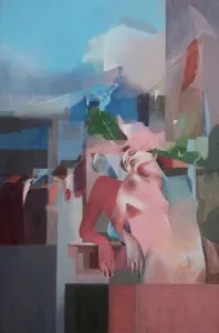 ALİ ÖZER  tarafından 2012 yılında 60x40 cm ölçülerinde Tuval üzeri akrilik boya tekniği ile yapılmıştır.