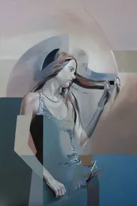 ALİ ÖZER  tarafından 2012 yılında 120x80 cm ölçülerinde Tuval üzeri akrilik boya tekniği ile yapılmıştır.